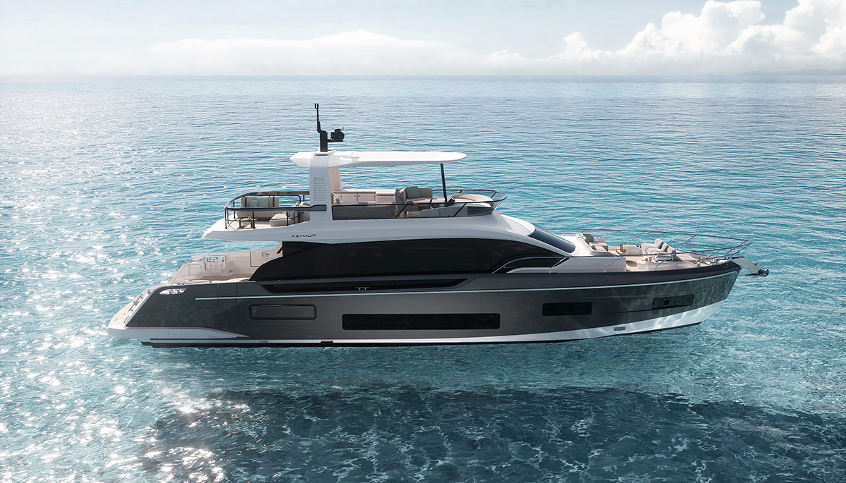 Azimut lance le Fly 62 et révolutionne le monde du flybridge