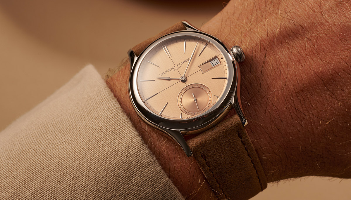 Laurent Ferrier Classic Auto Sandstone : le sixième opus de la série Atelier