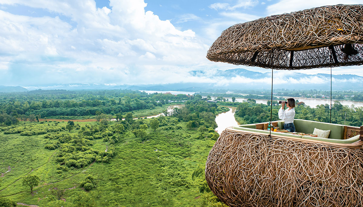 Canopy Tree : le restaurant suspendu de l’Anantara Golden Triangle