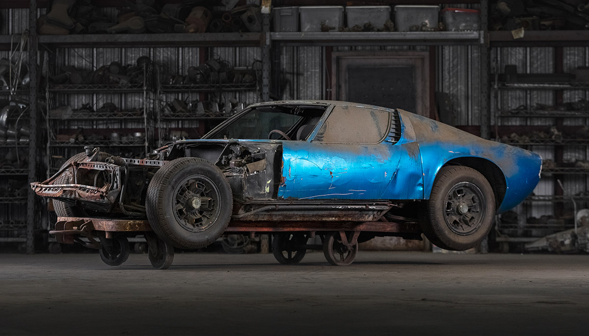 Le trio de Lamborghini Miura de la collection Rudy Klein