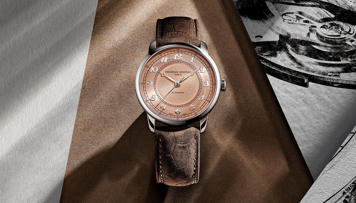 Frederique Constant Classics Première avec cadran saumon exclusif