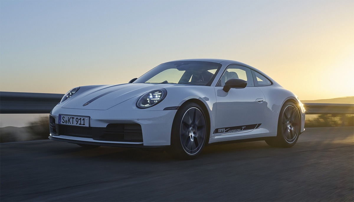 Nouvelle Porsche 911 Carrera T en versions Coupé ou Cabriolet