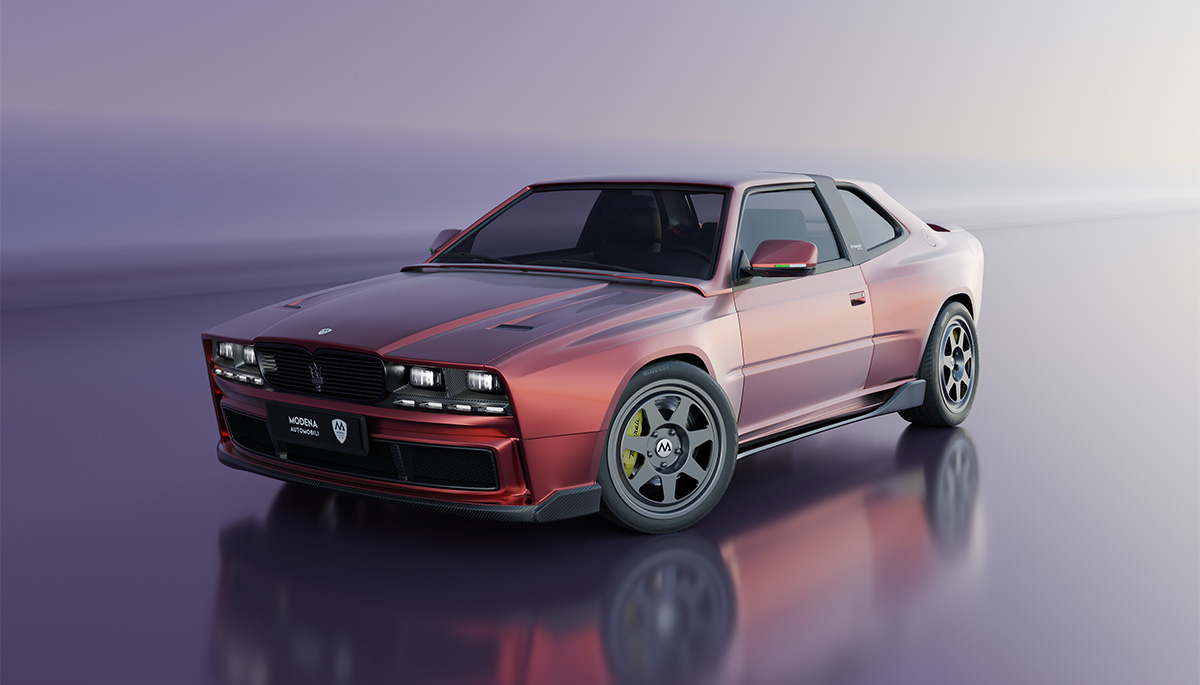 Voici le restomod de la Maserati Biturbo Shamal selon Modena Automobili