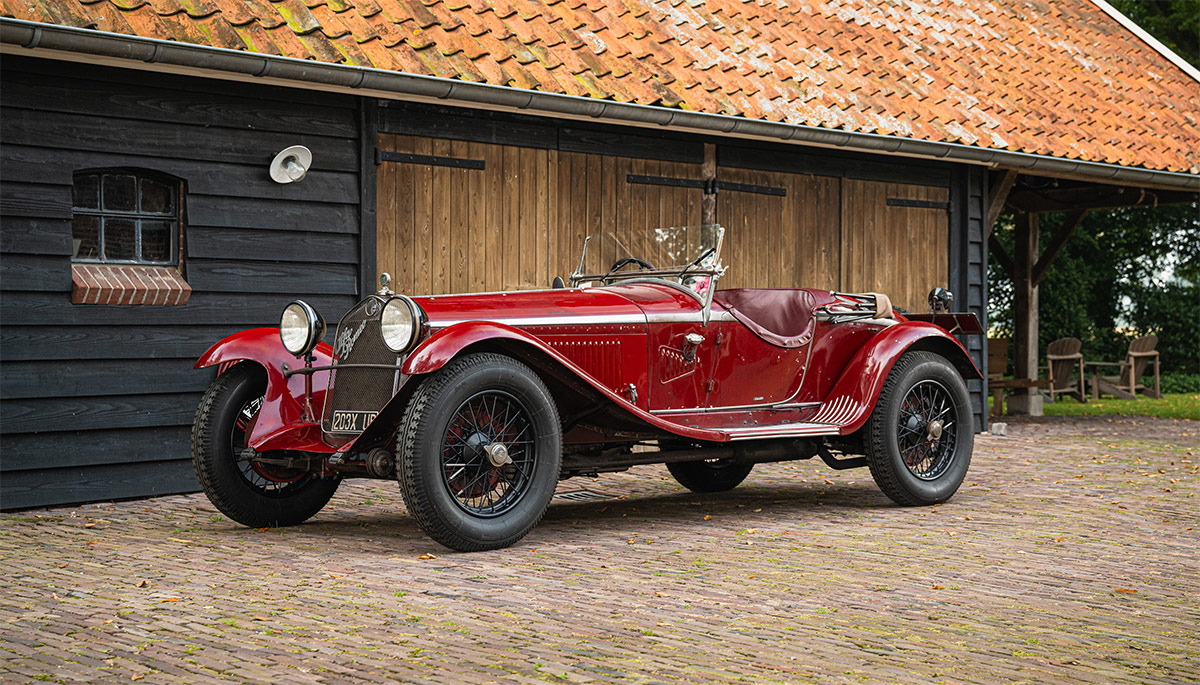 Une fabuleuse Alfa Romeo 6C 1750 Gran Sport Spider by Zagato de 1931 à Paris