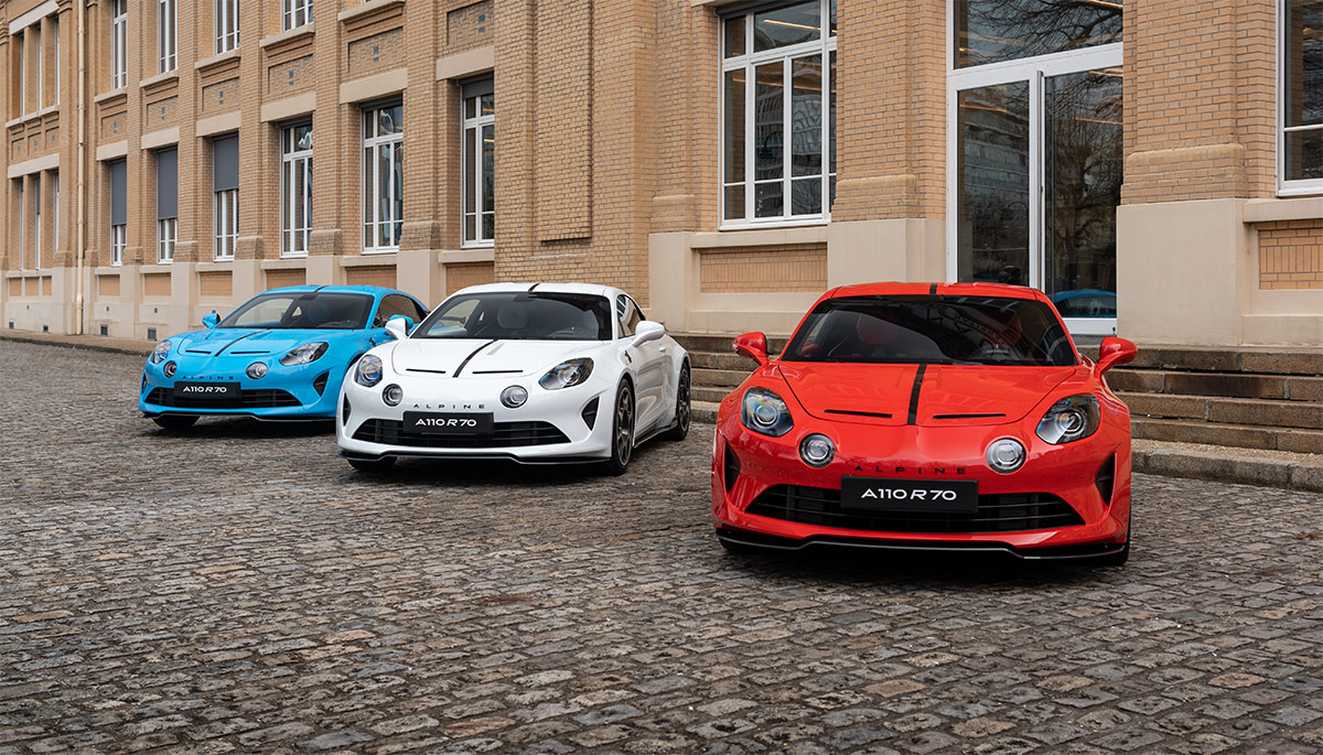 A110 R 70 et A110 GTS : pour les 70 ans d’Alpine