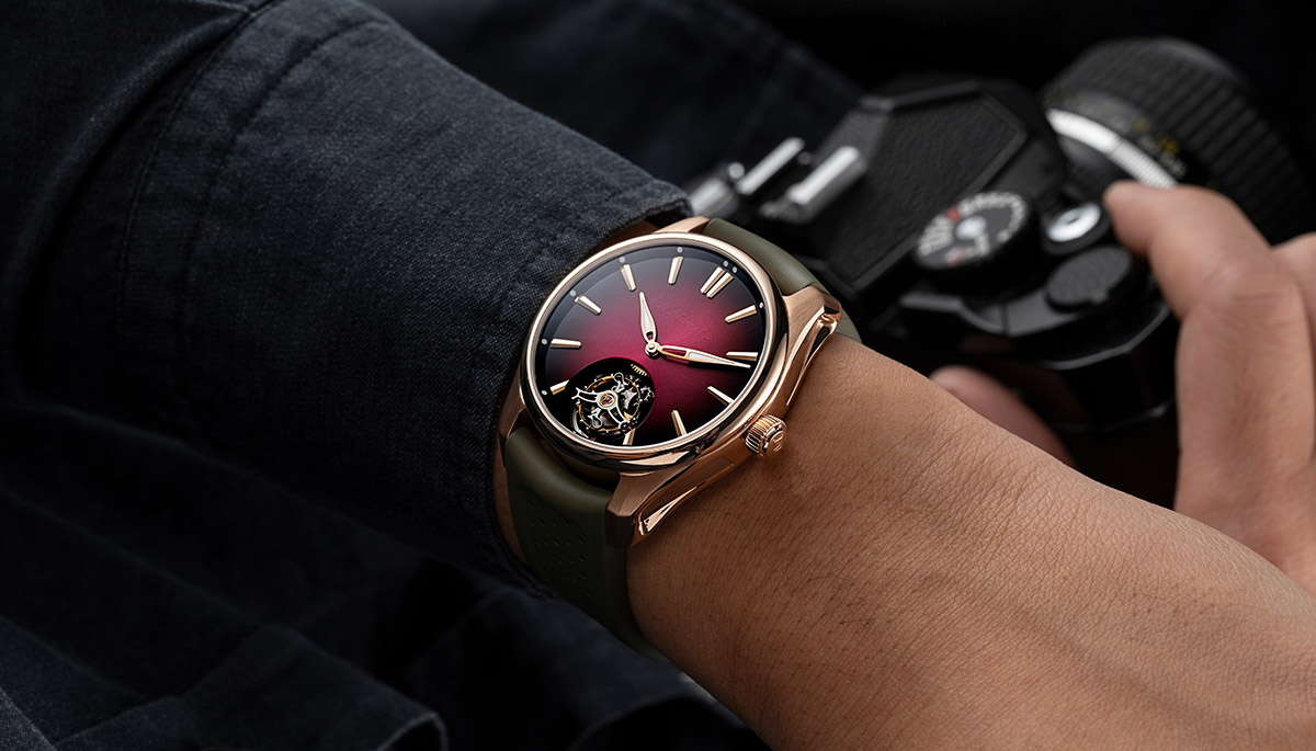 Pioneer Tourbillon Burgundy : tout l’ADN de H. Moser & Cie.