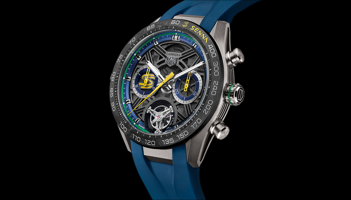 TAG Heuer Carrera Chronograph Tourbillon x Senna : hommage à Ayrton Senna